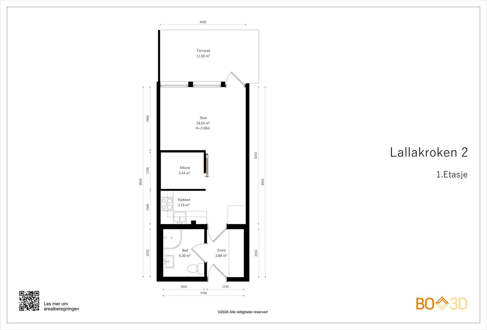 Plantegning Galleribilde