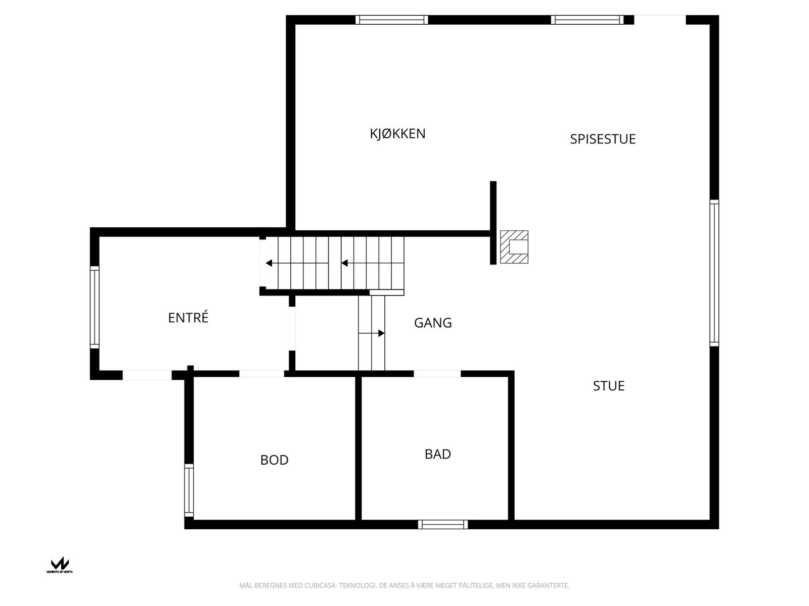 Plantegning Galleribilde