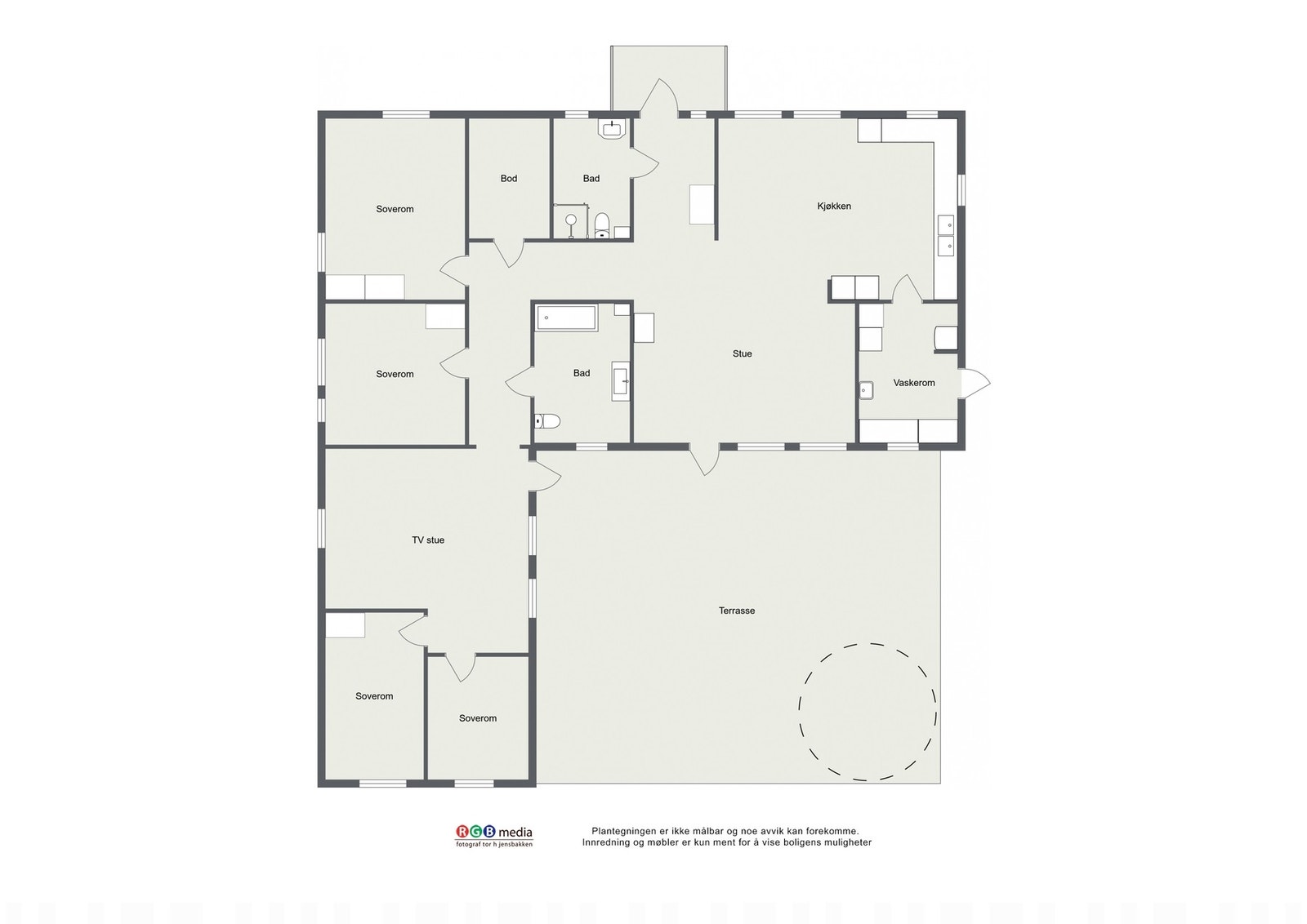 Plantegning Galleribilde