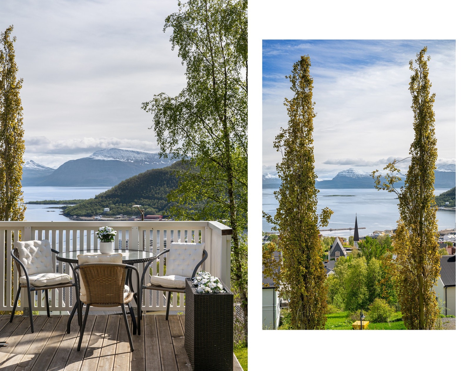 Utsiktsbilde fra veranda Galleribilde