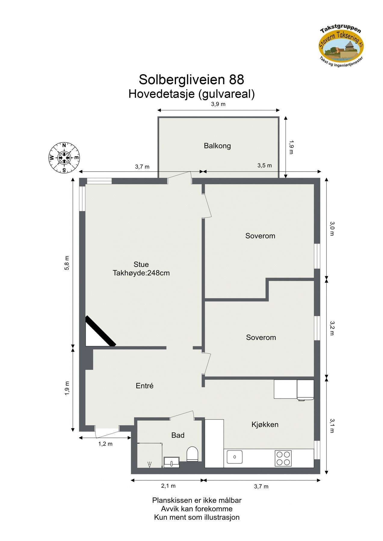 Planskisse. Galleribilde