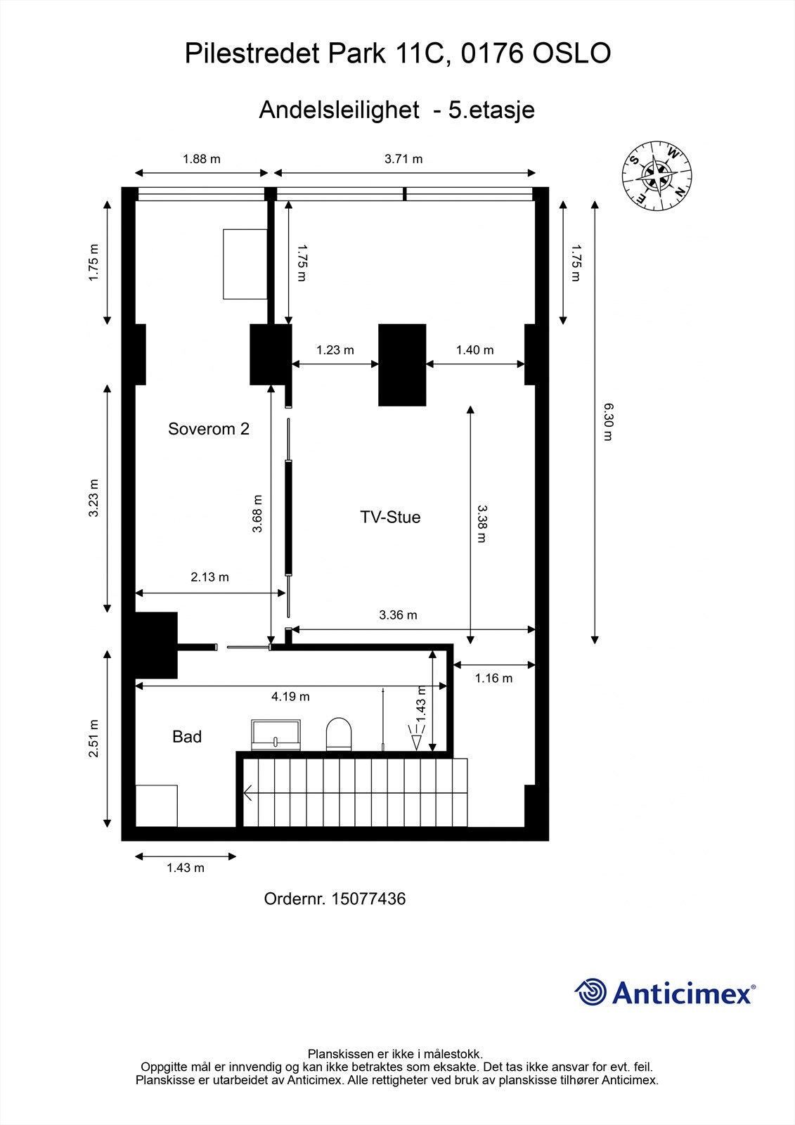 Plantegning- Underetasje. Galleribilde
