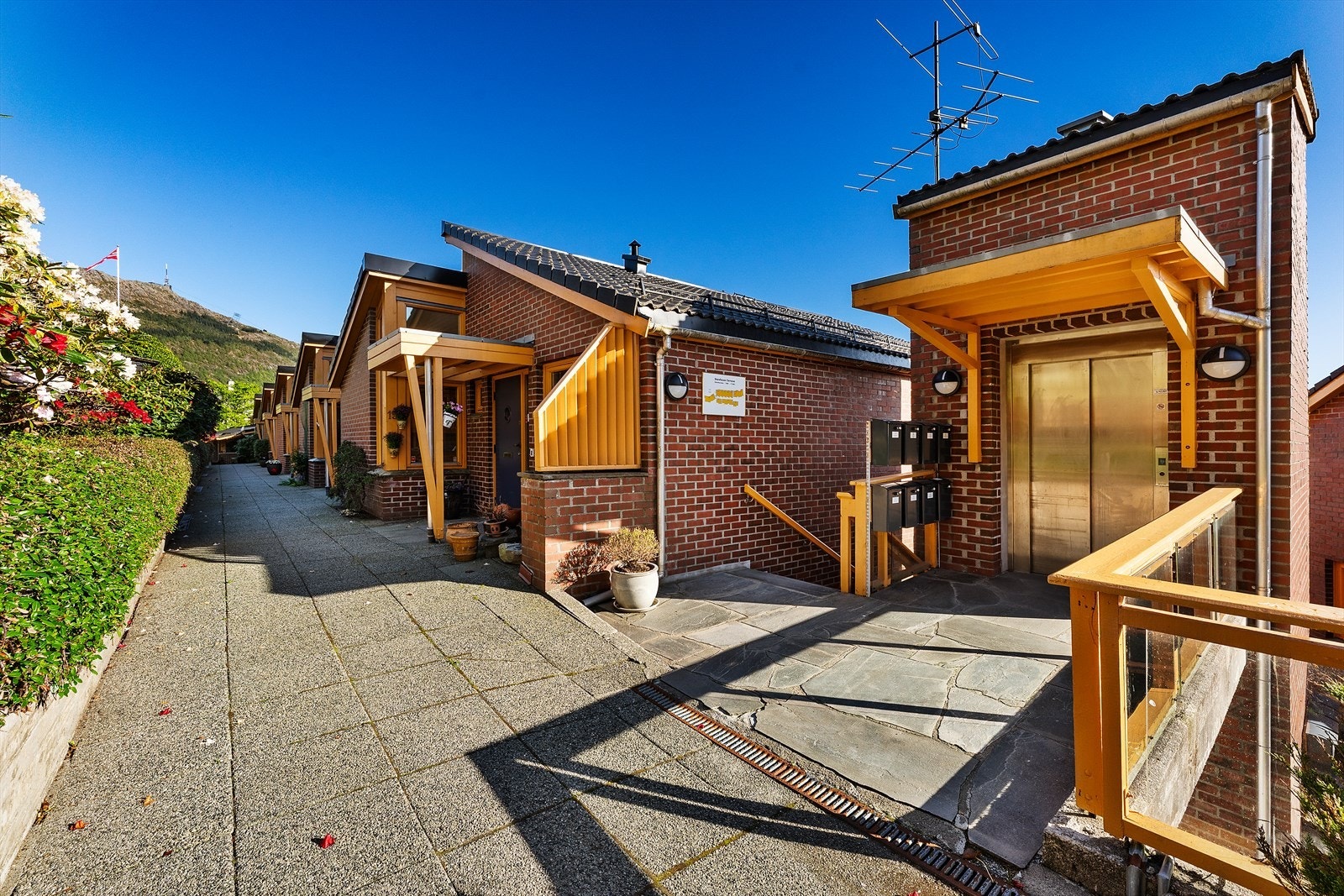 Fellesarealer i Sameiet Starefossen Terrasse, som består av totalt 15 seksjoner. Galleribilde