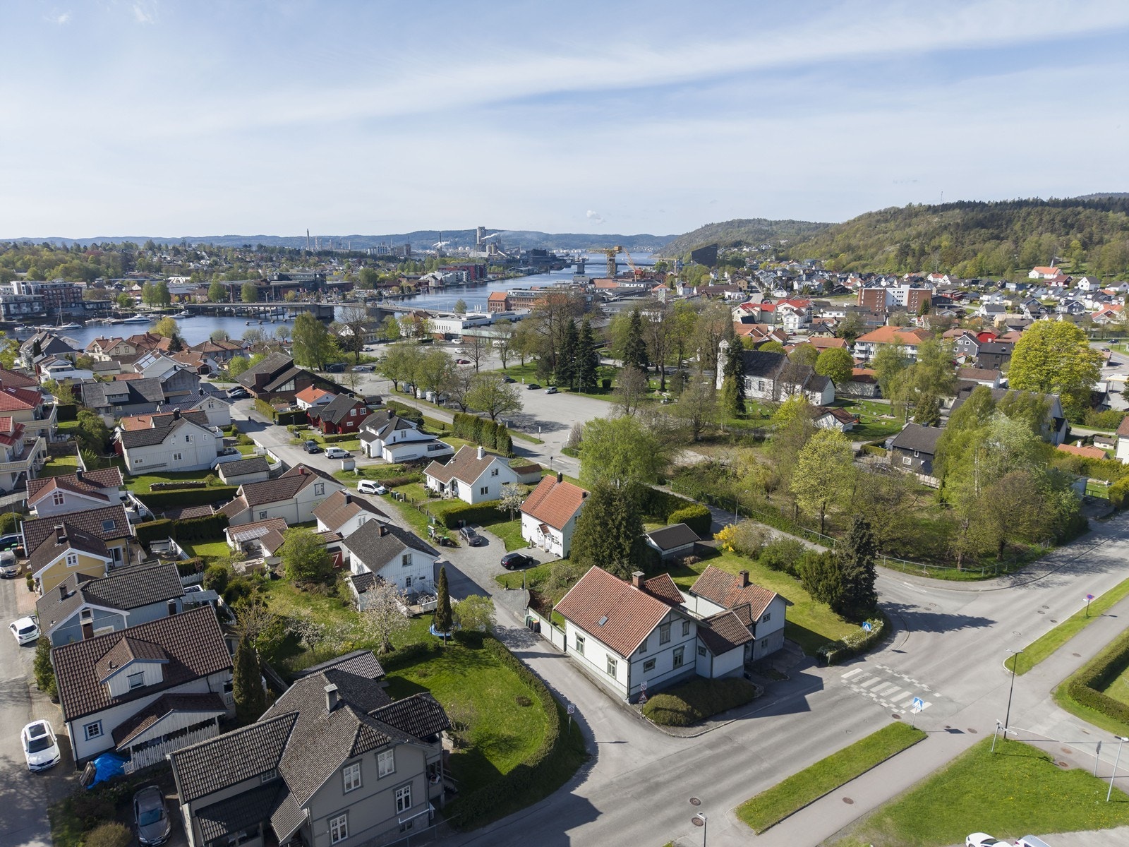 Kort gangavstand til Porsgrunn sentrumsgater Galleribilde