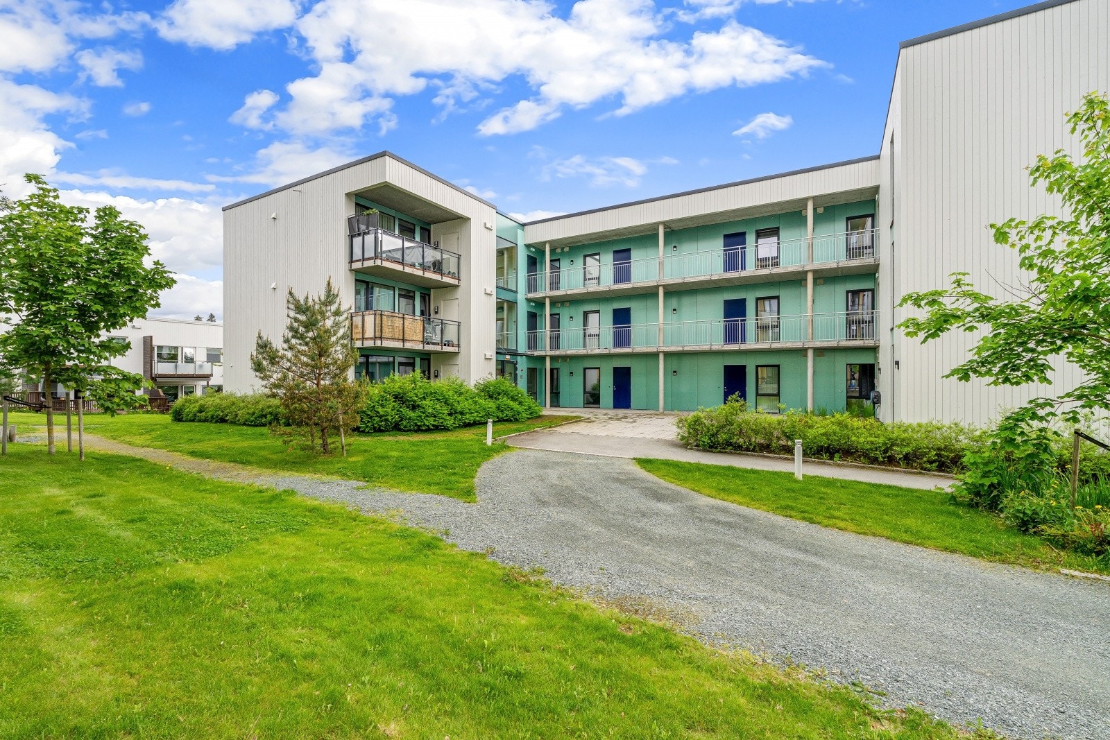 Sameiet har 41 parkeringsplasser for utleie. Galleribilde