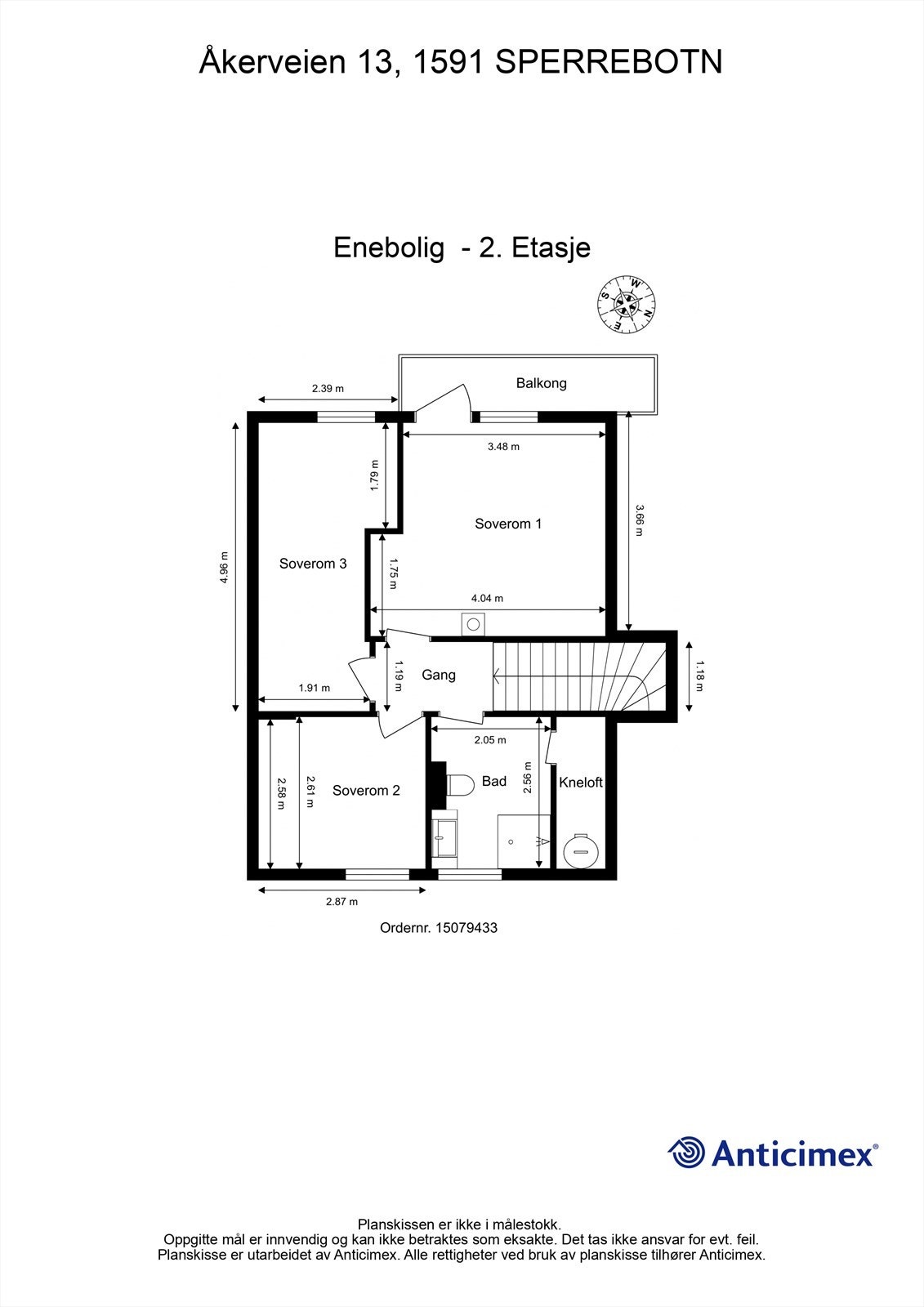 Veiledende skisse av andre etasje. Galleribilde