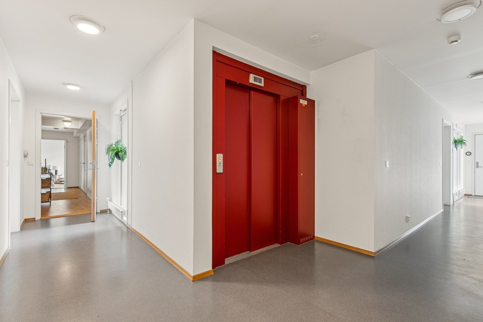 Bygget har heis til etasjeplanet. Galleribilde