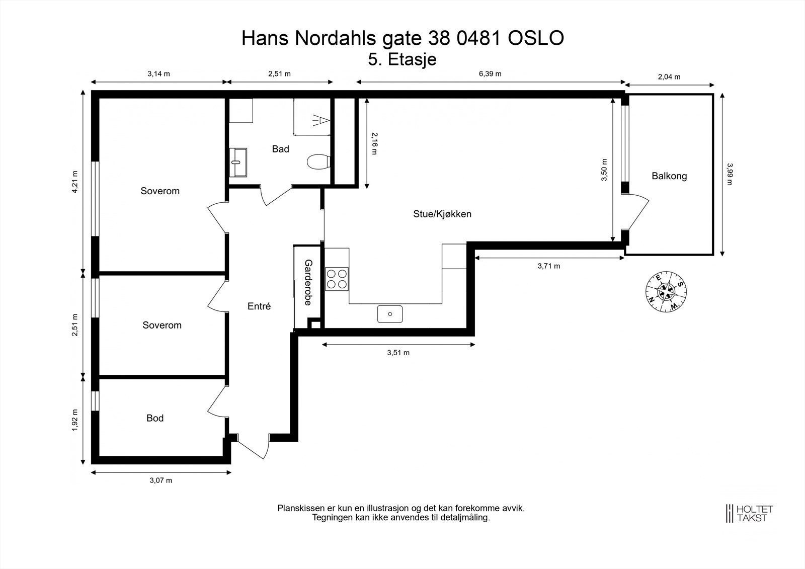 Gjennomgående og god planløsning. Galleribilde