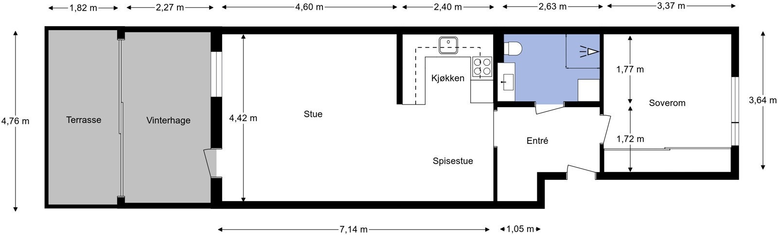 Plantegning Galleribilde