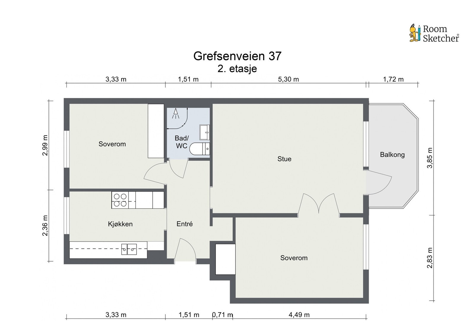 Plantegning Galleribilde
