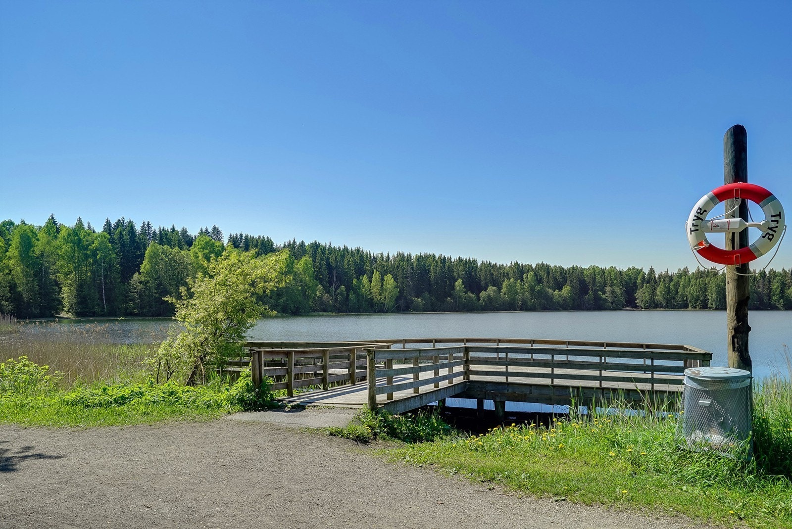 Kort vei til Nordbytjernet og gode turområder Galleribilde