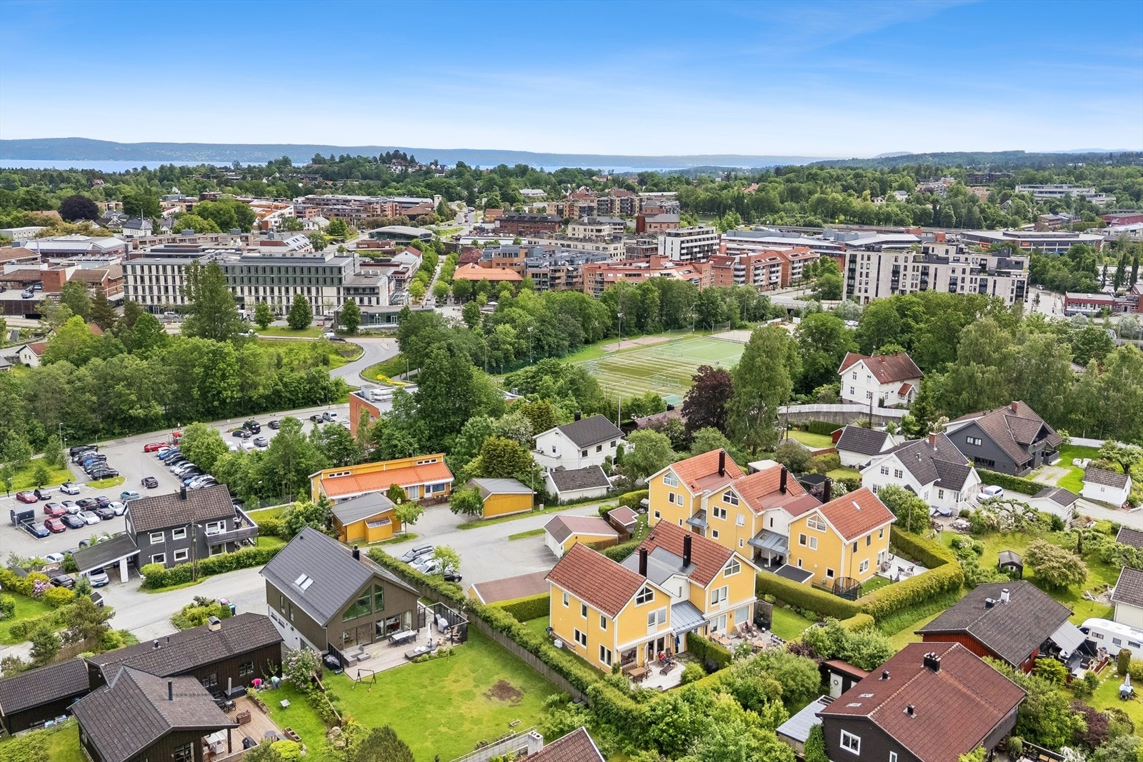 Hyggelig nabolag Galleribilde