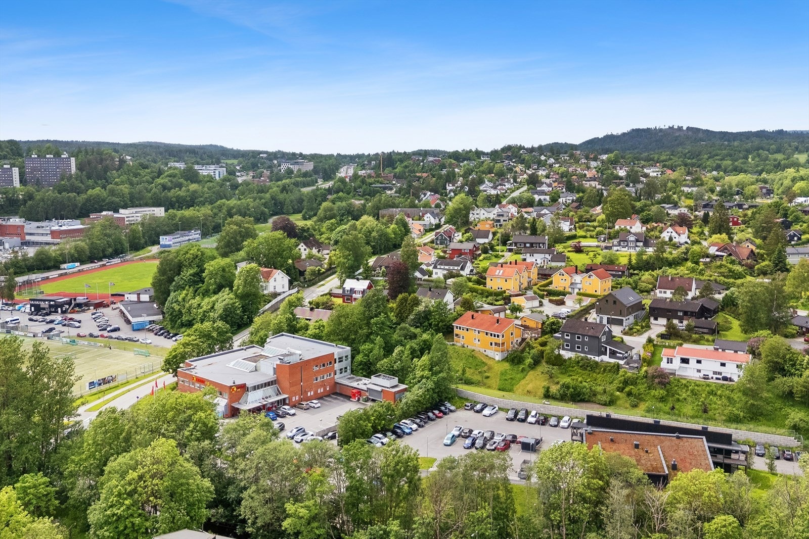 Kort vei til blant annet Coop extra Galleribilde