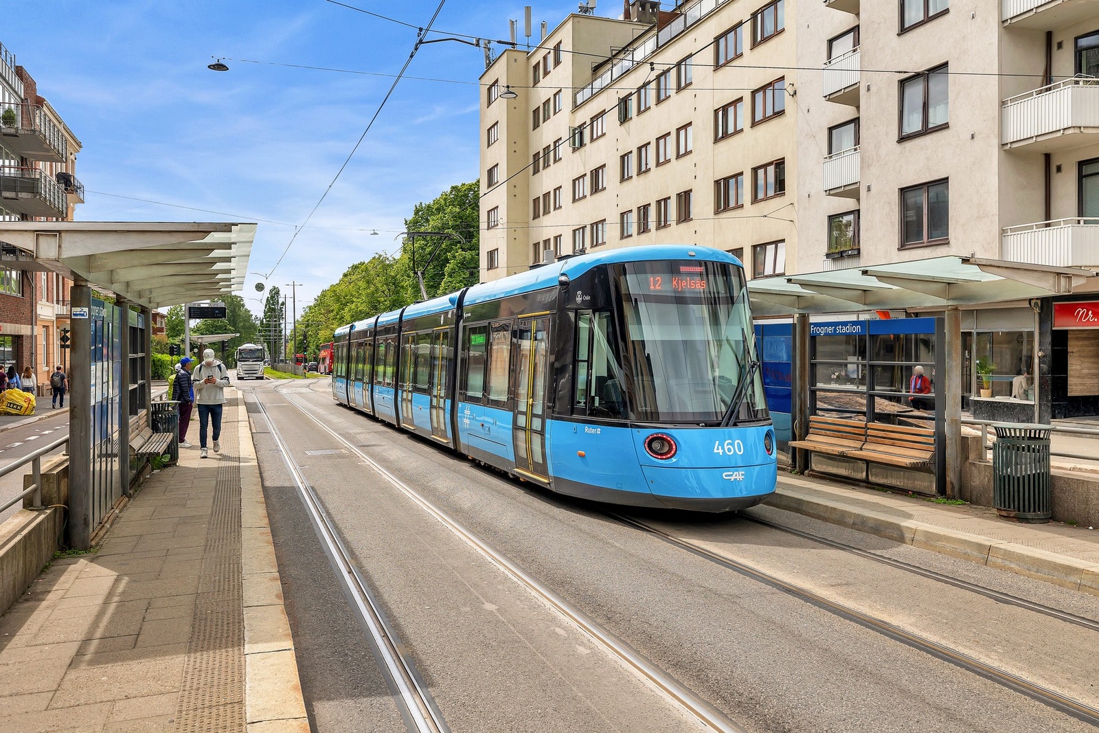Området kombinerer et pulserende byliv med grønne rekreasjonsmuligheter og gode forbindelser til resten av byen. Galleribilde