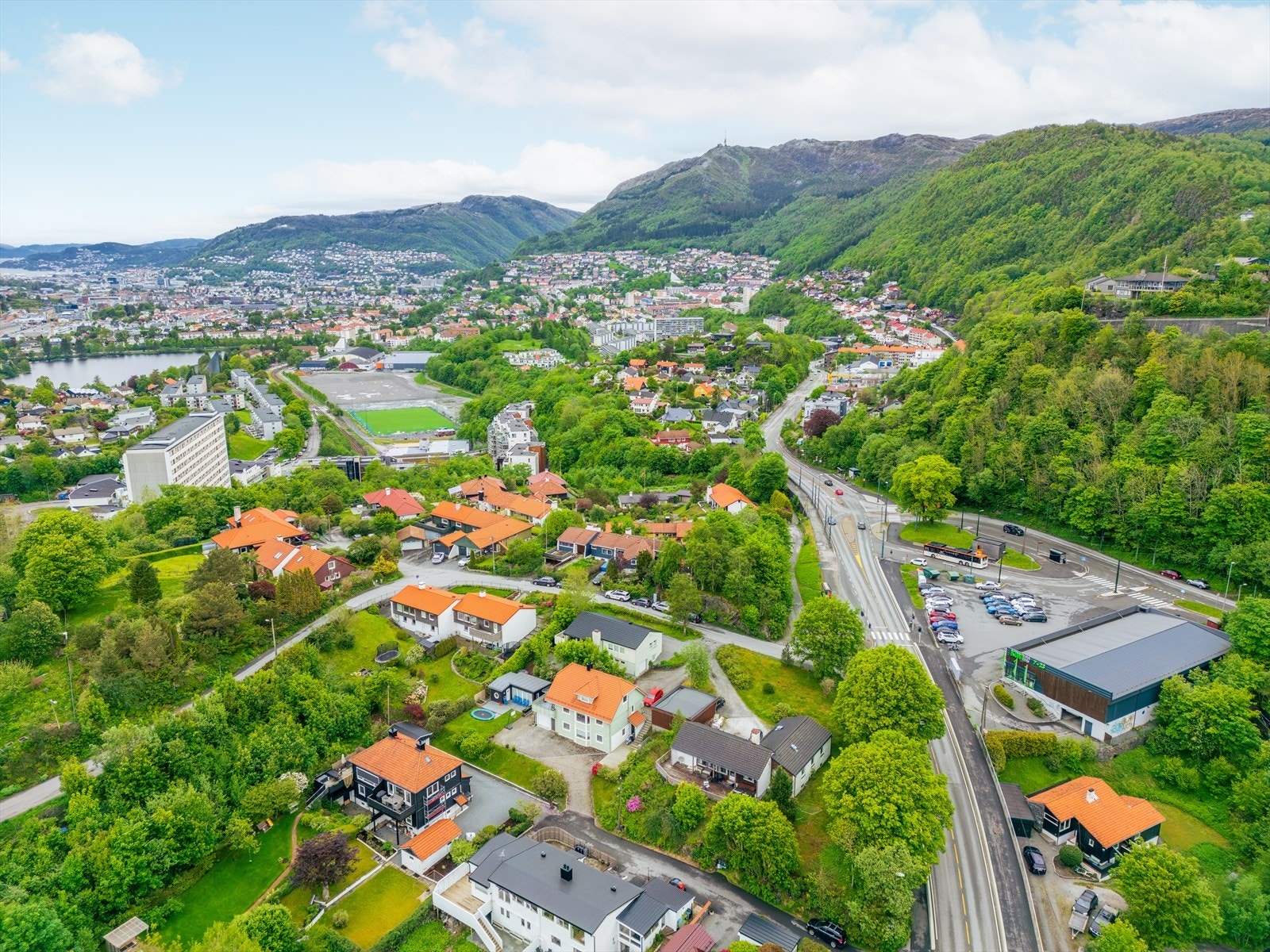 Dronefoto Galleribilde