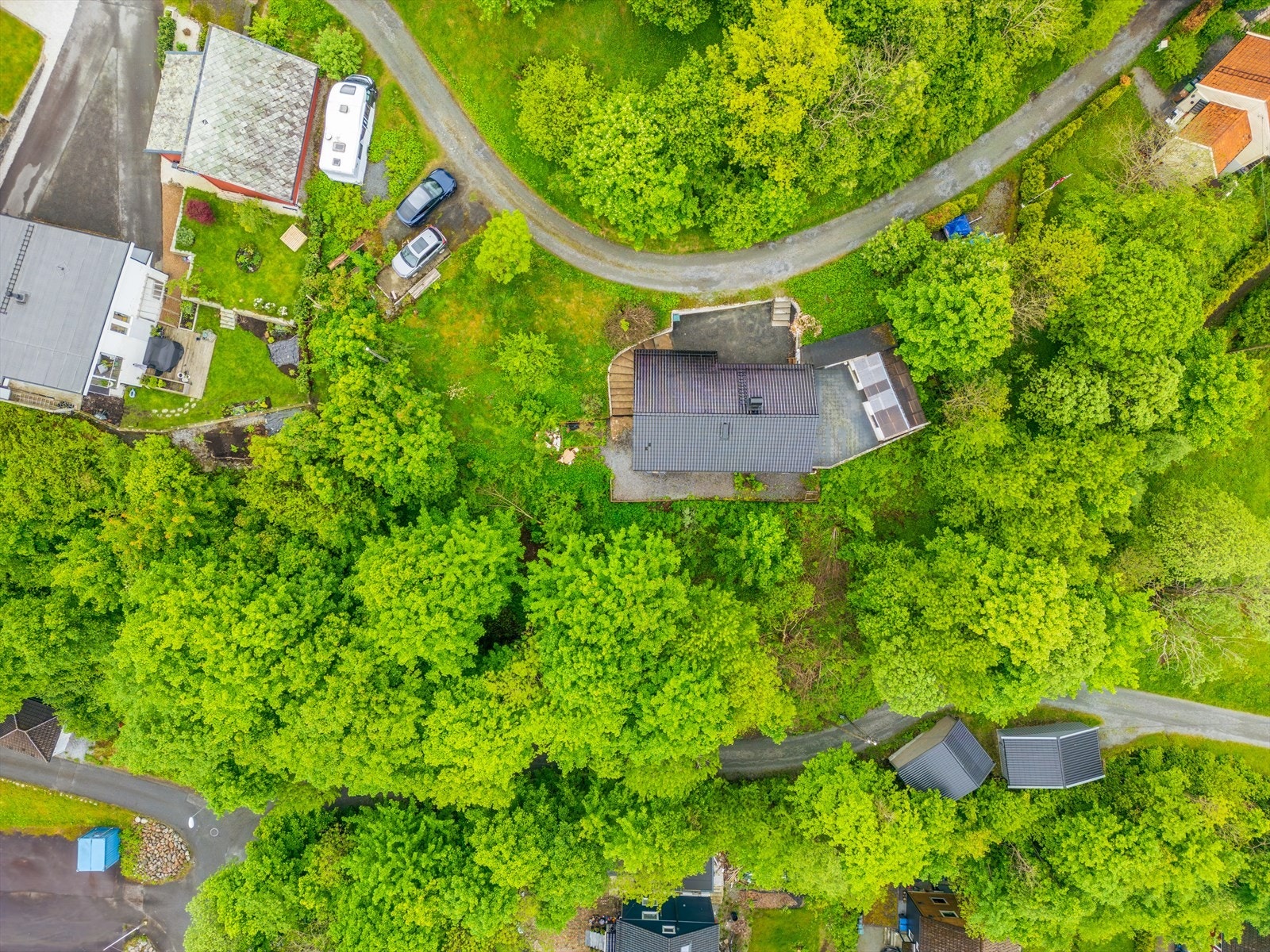 Dronefoto Galleribilde