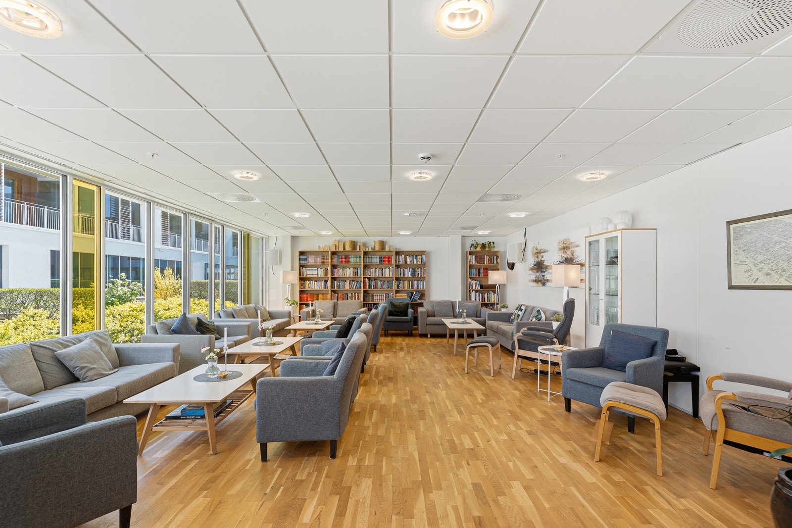 Stueområdet er en del av fellesområdet som kan benyttes av beboere Galleribilde