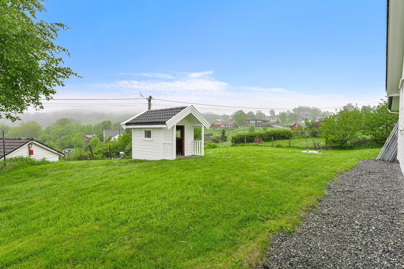 Her er det også laget til en liten lekehytte som er perfekt for mindre barn. Galleribilde