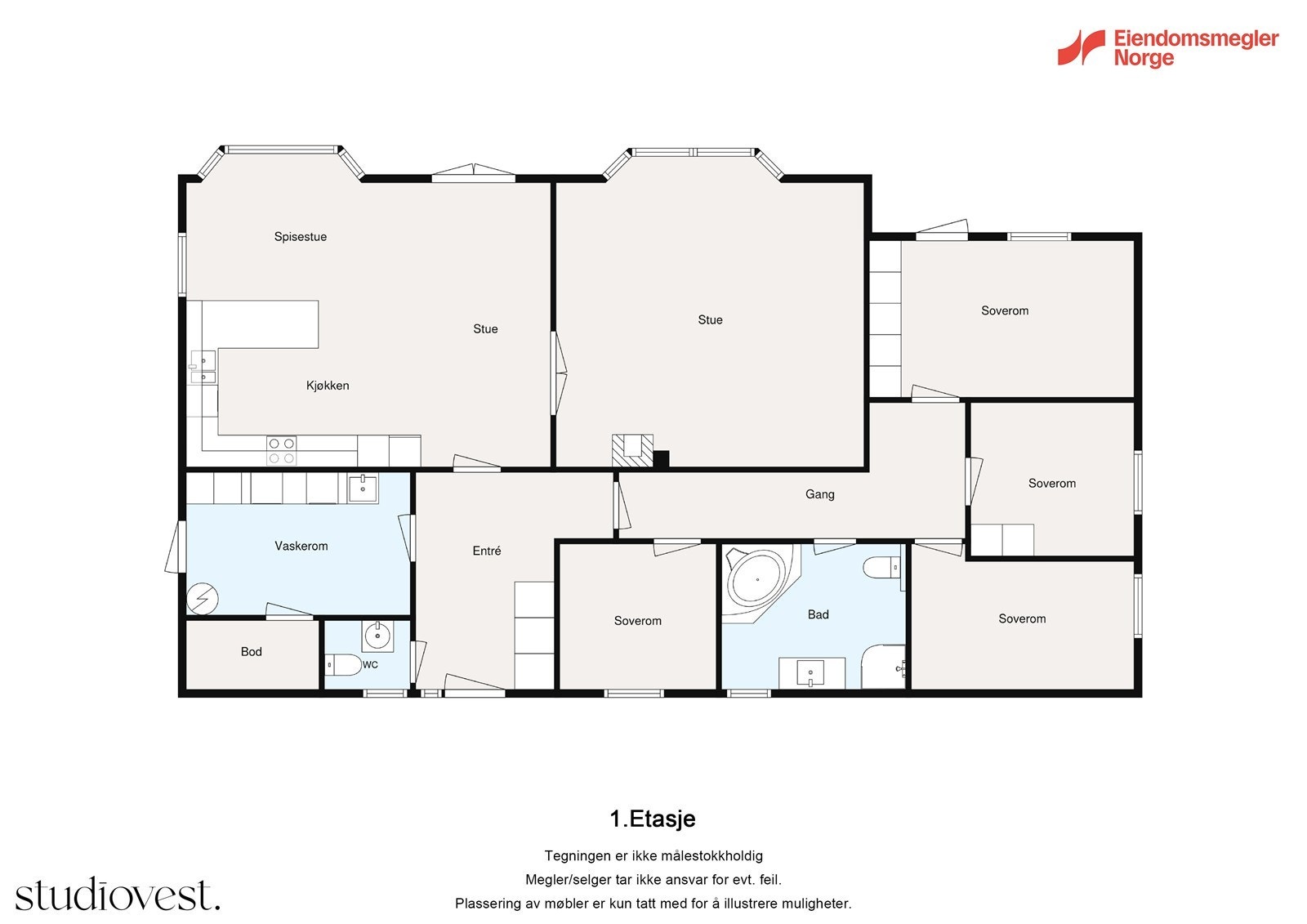 Plantegning Galleribilde