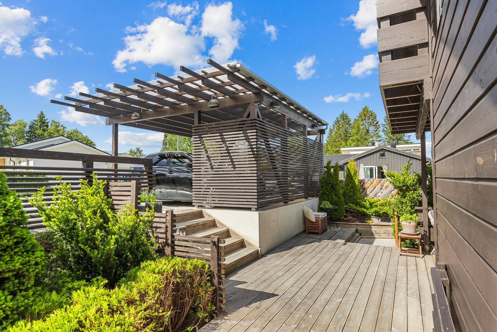 Carport og markterrasse fra 2015 Galleribilde