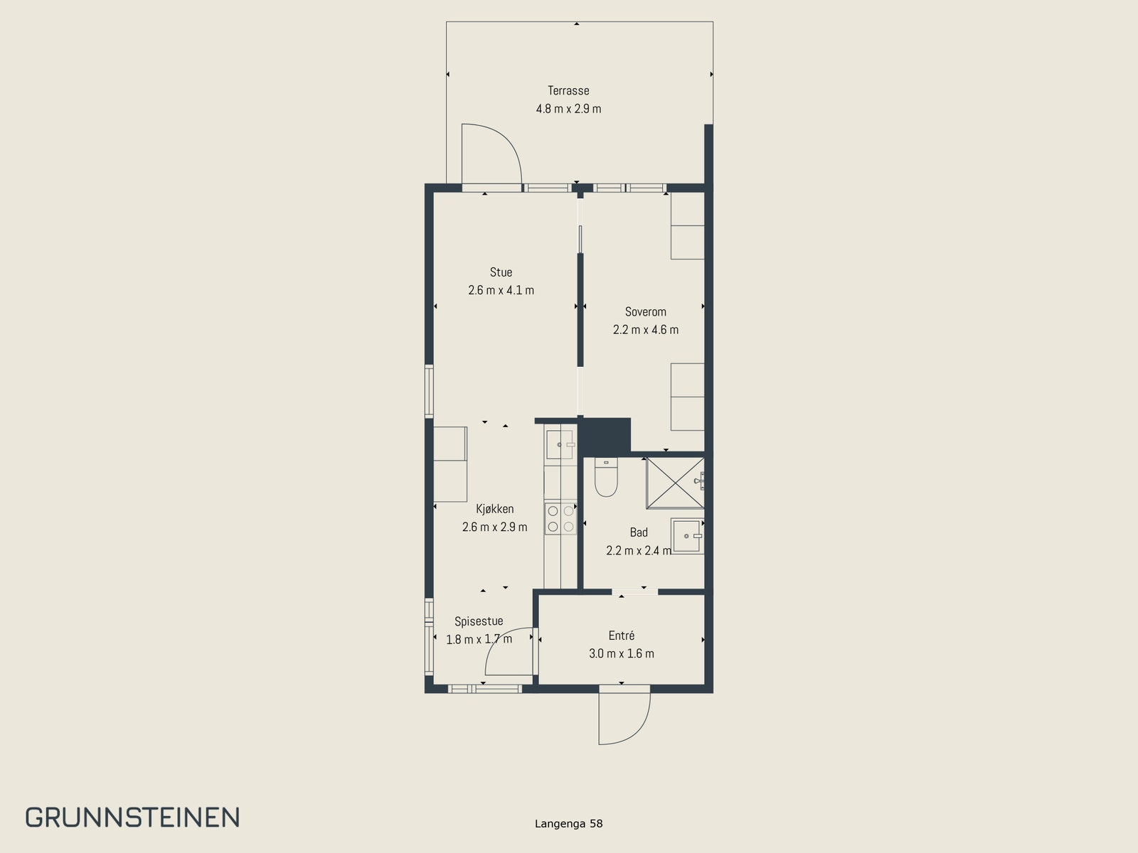 Plantegning Galleribilde