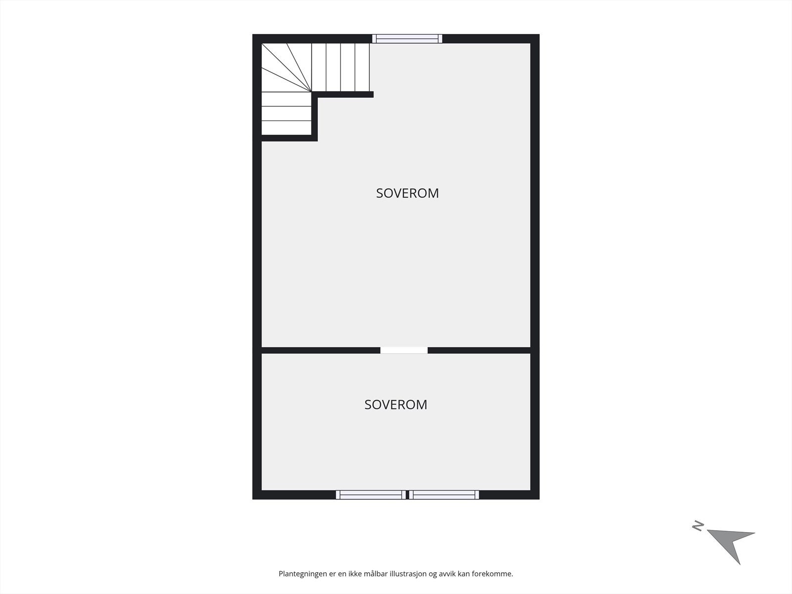 Planskisse | Loftsetasje Galleribilde
