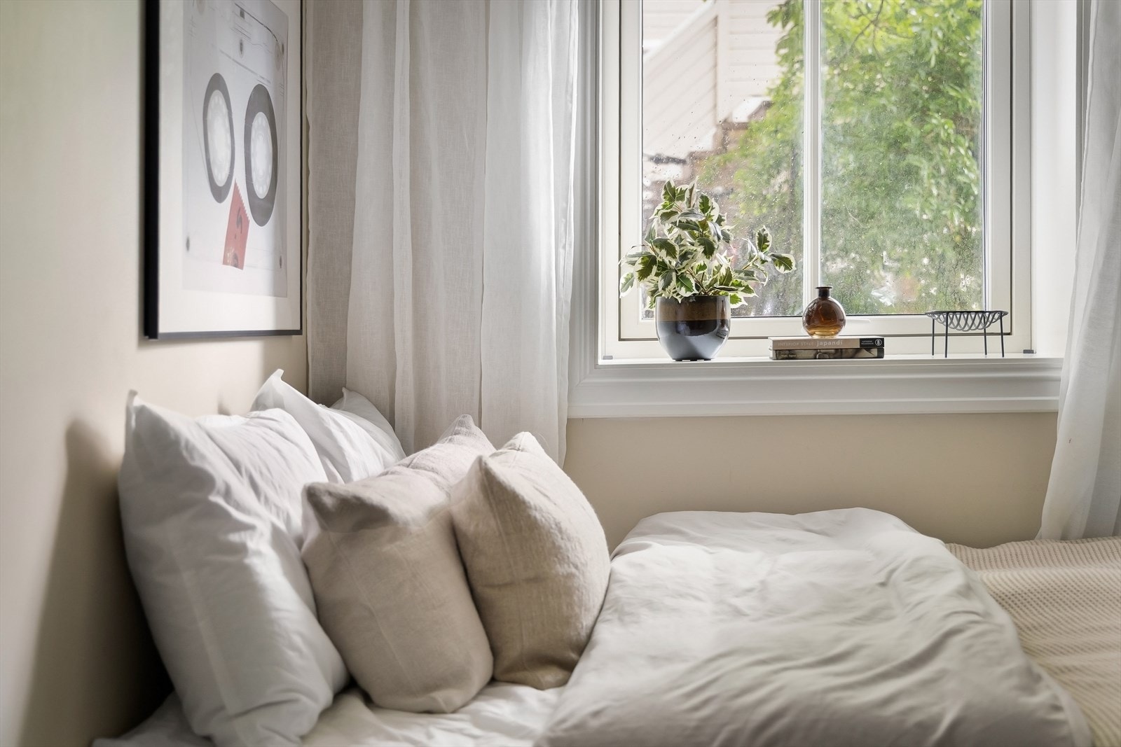 Vinduene i leiligheten ble skiftet i 2020. Galleribilde