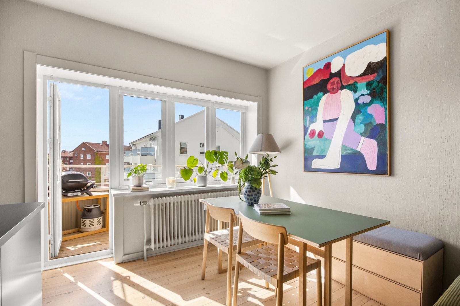 Fellesutgiftene kan reduseres til 2.957,- ved full nedbetaling av andel fellesgjeld Galleribilde