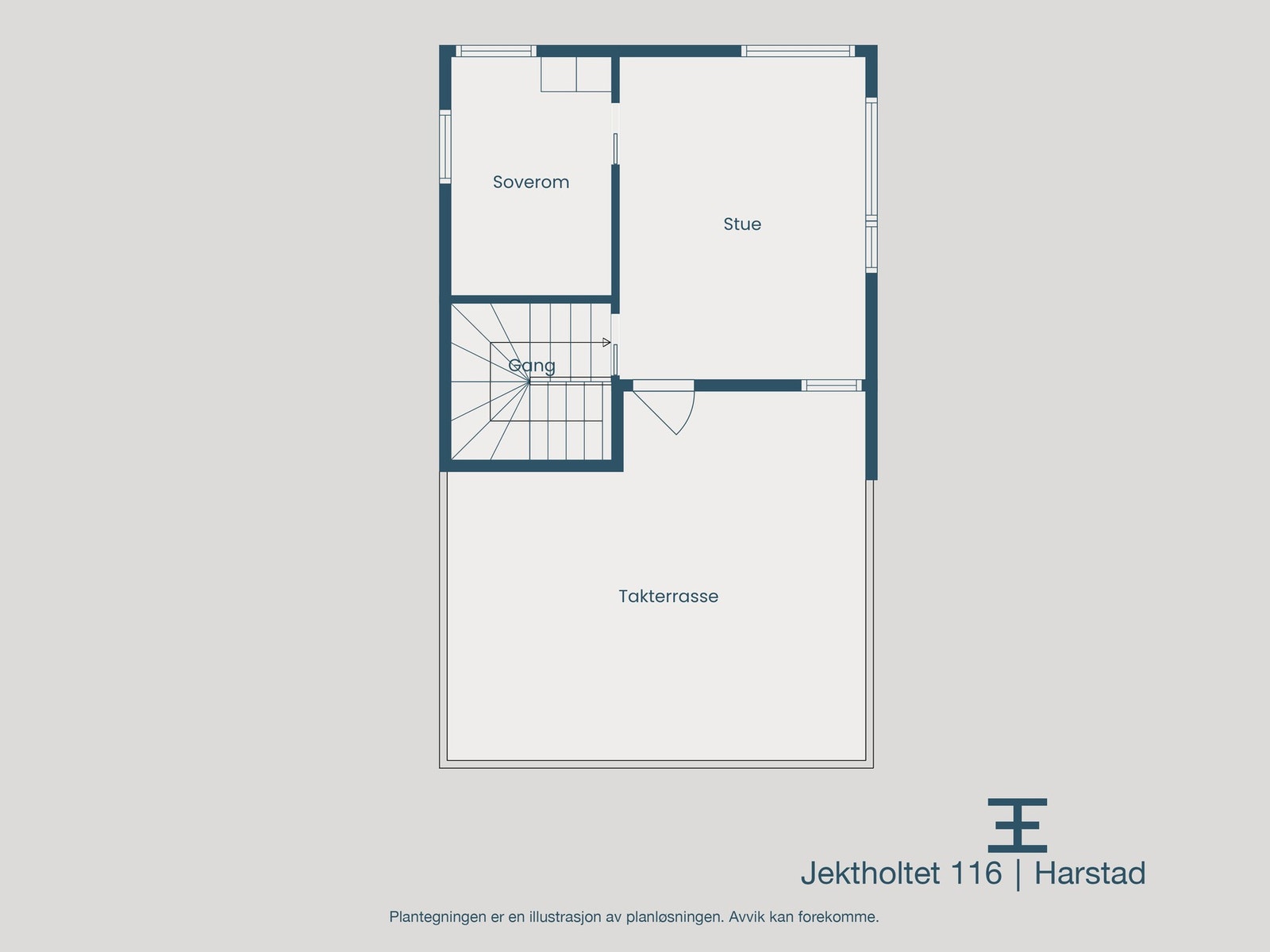 Plantegning 2. etasje Galleribilde