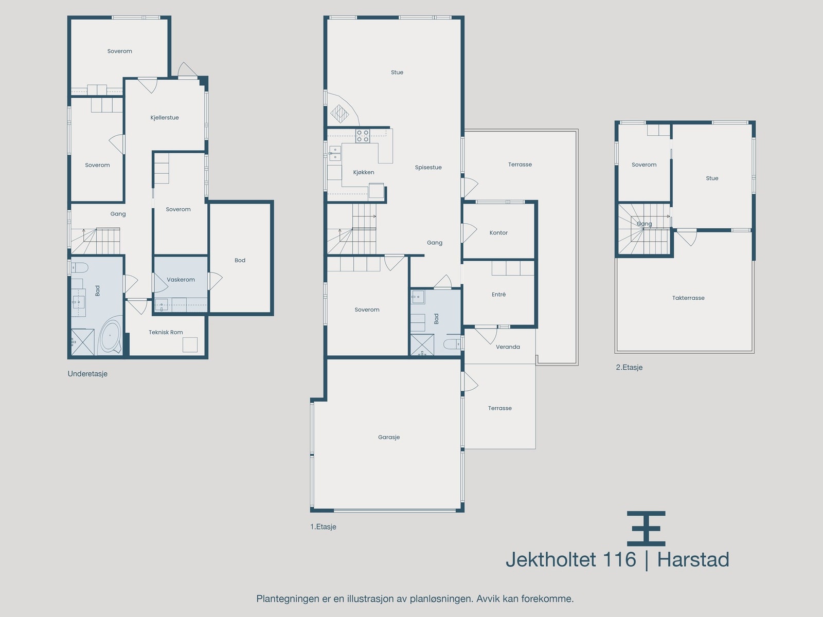 Plantegninger samlet Galleribilde
