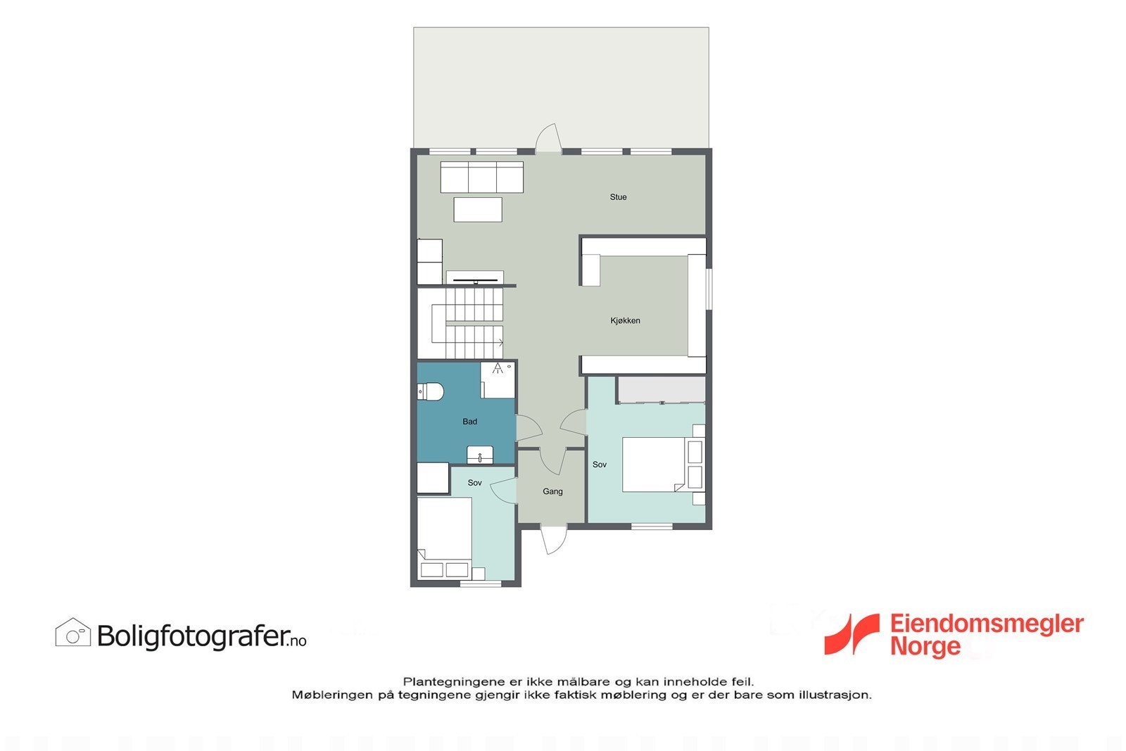 Plantegning 1. etasje. Galleribilde