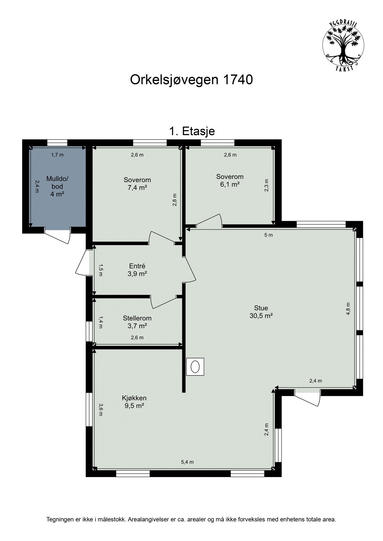 Planskisse. Galleribilde