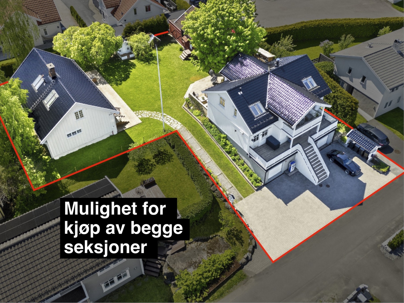Den andre boligen på Foss gård Langhus er også til salgs. Det finnes derfor en sjelden mulighet til å kjøpe begge seksjonene samlet. Se egen annonse for Fossveien 24B/24C. Galleribilde