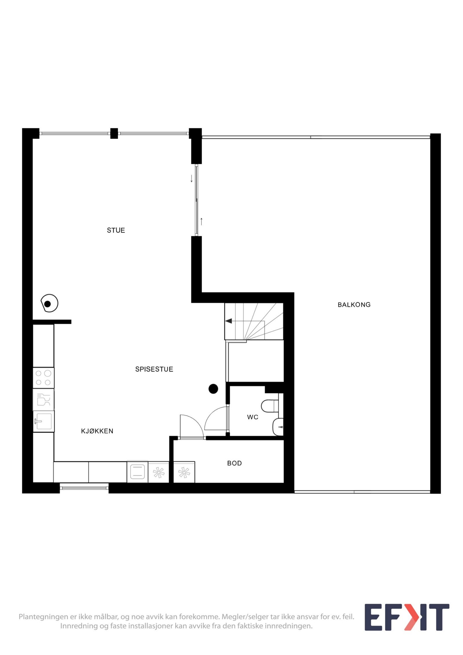 Plantegning 2. etg. Galleribilde