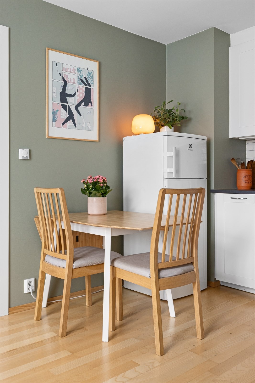 Det er gulvvarme i alle rom som er inkludert i fellesutgiftene Galleribilde