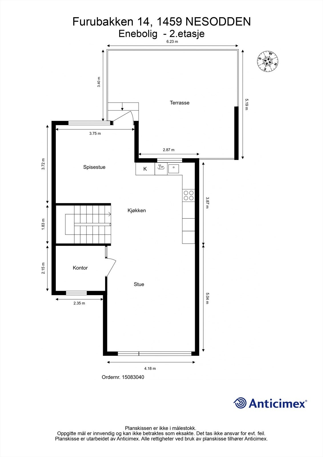 Plantegning 2.etasje. Galleribilde