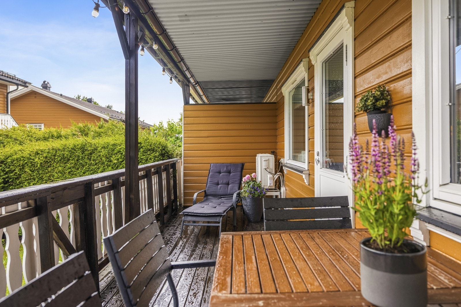 Terrasse på 15 kvm med utgang fra stue Galleribilde