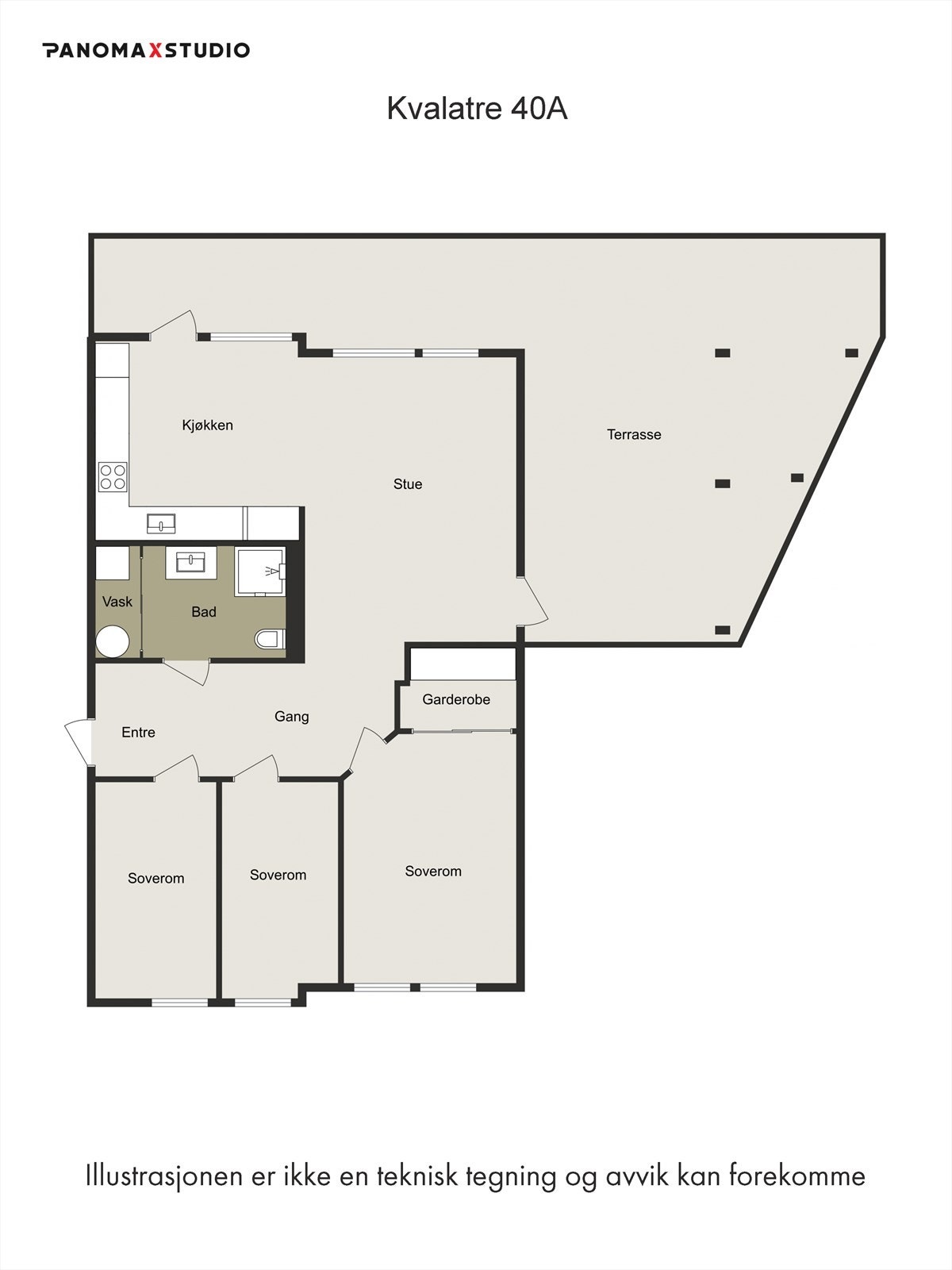 Plantegning Galleribilde