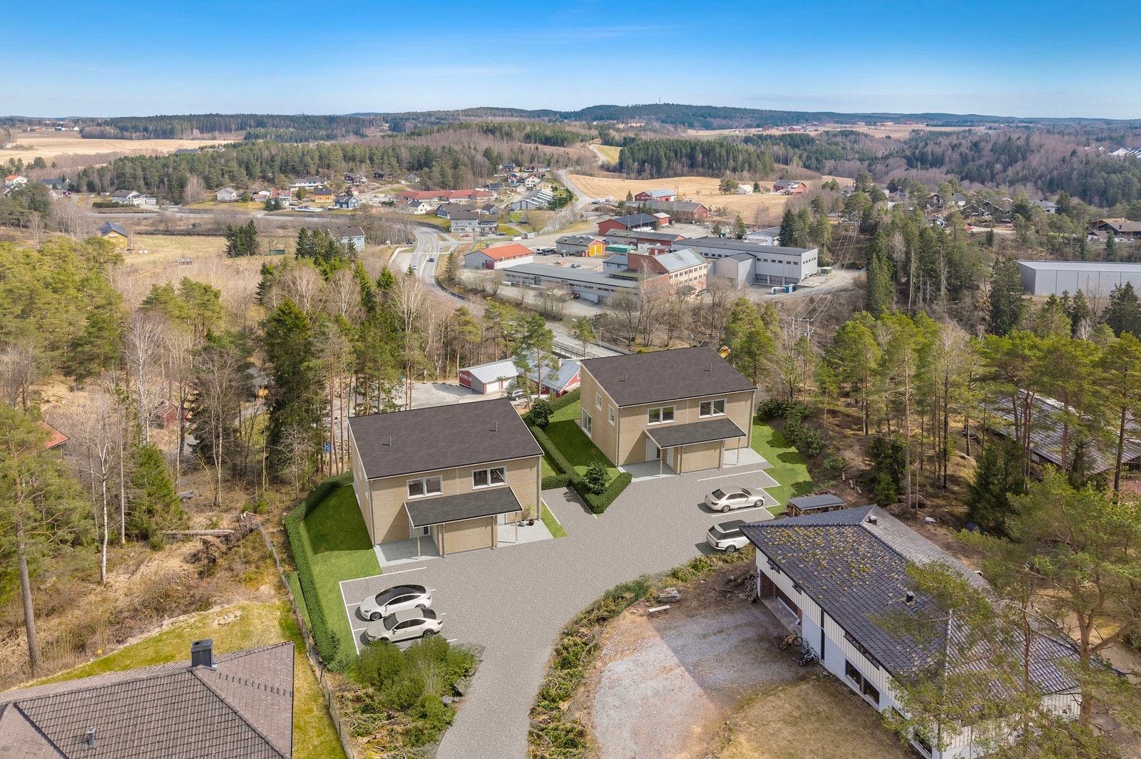 Velkommen til Kirkås Panorama! Moderne og energieffektive boliger med gjennomtenkte løsninger. (Illustrasjon - avvik kan forekomme). Galleribilde