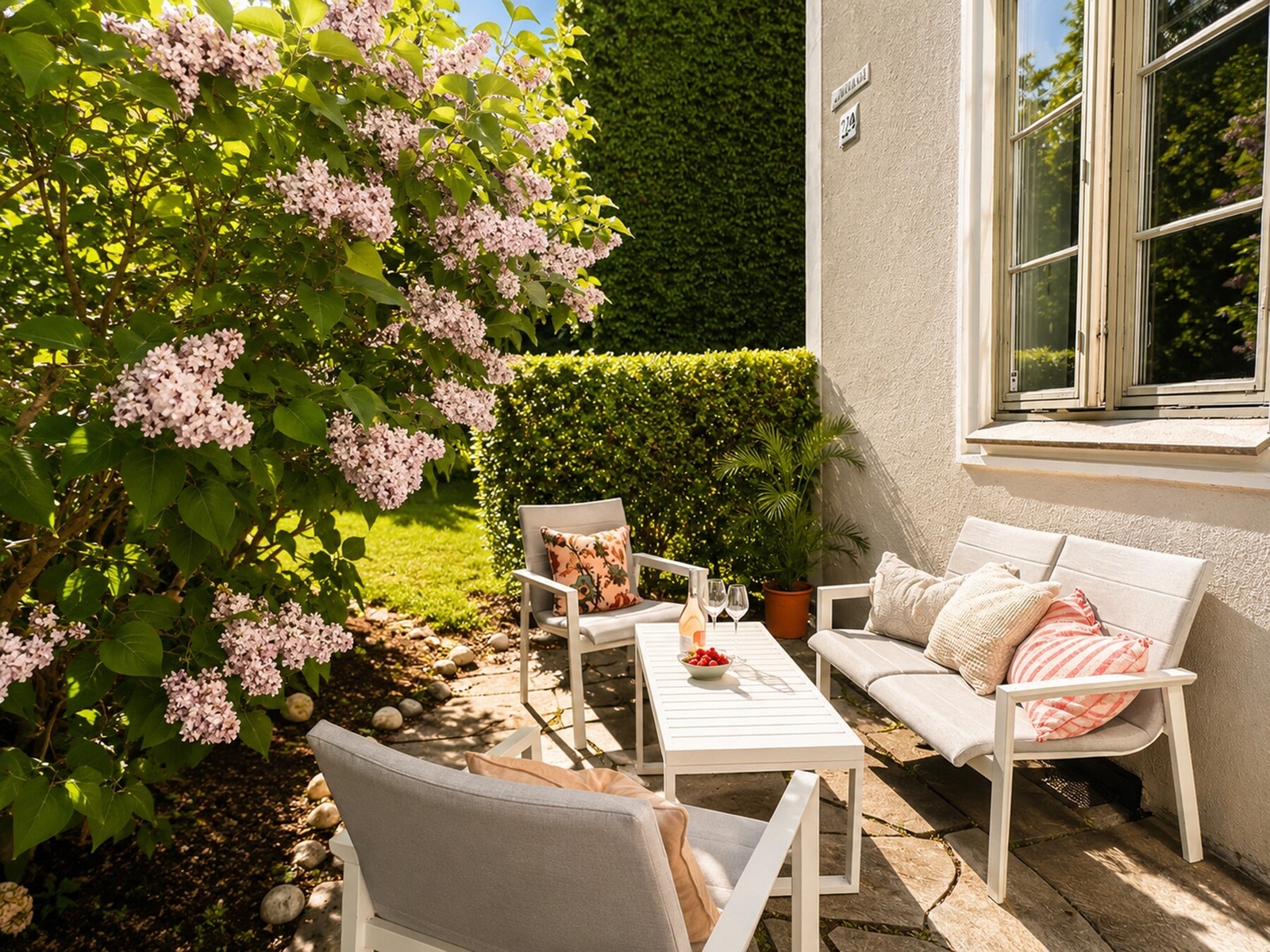 En klassisk 4-roms med idyllisk terrasse på 10kvm beliggende i en av Frogners fineste gater! Galleribilde