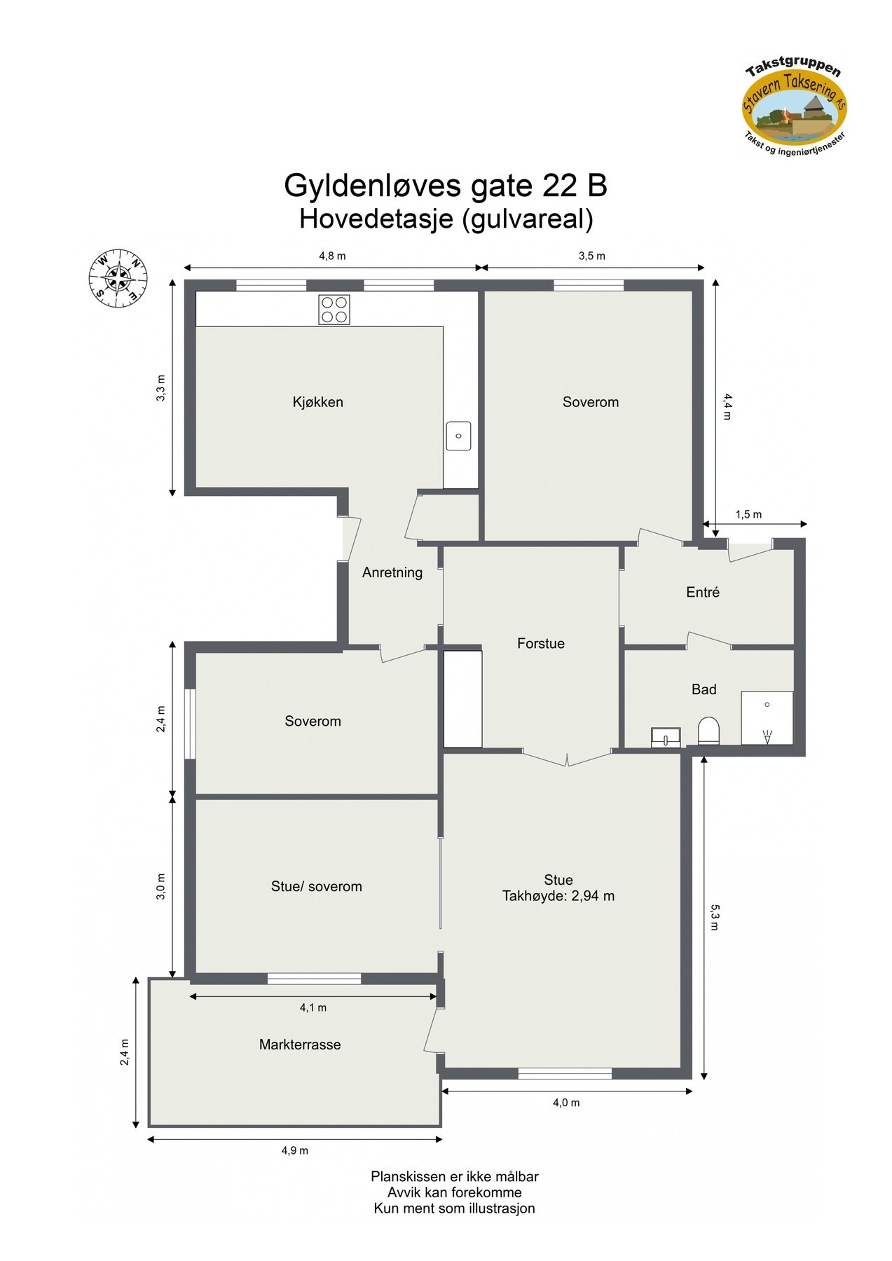 Plantegning. Galleribilde