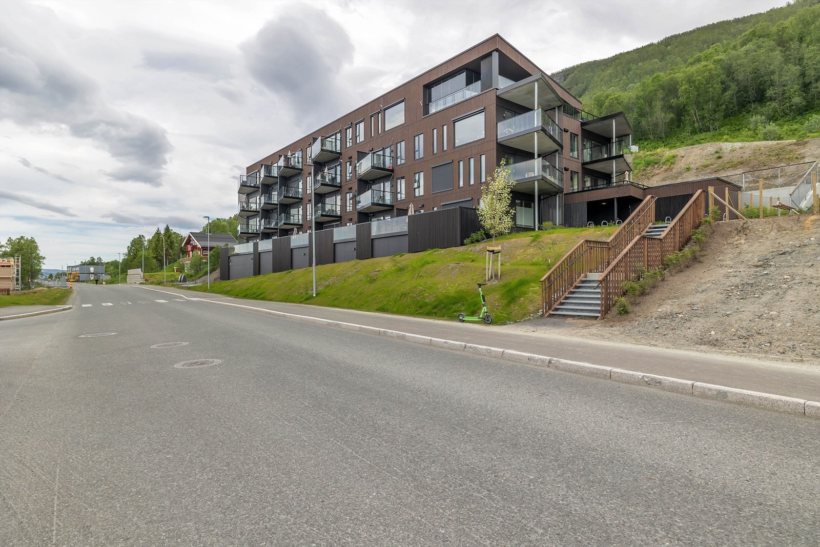 Pent opparbeidet uteområdet Galleribilde