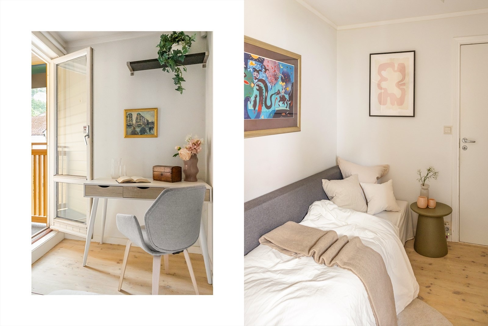 - Fra soverommet er det utgang til balkong på 0,7 m² - Galleribilde