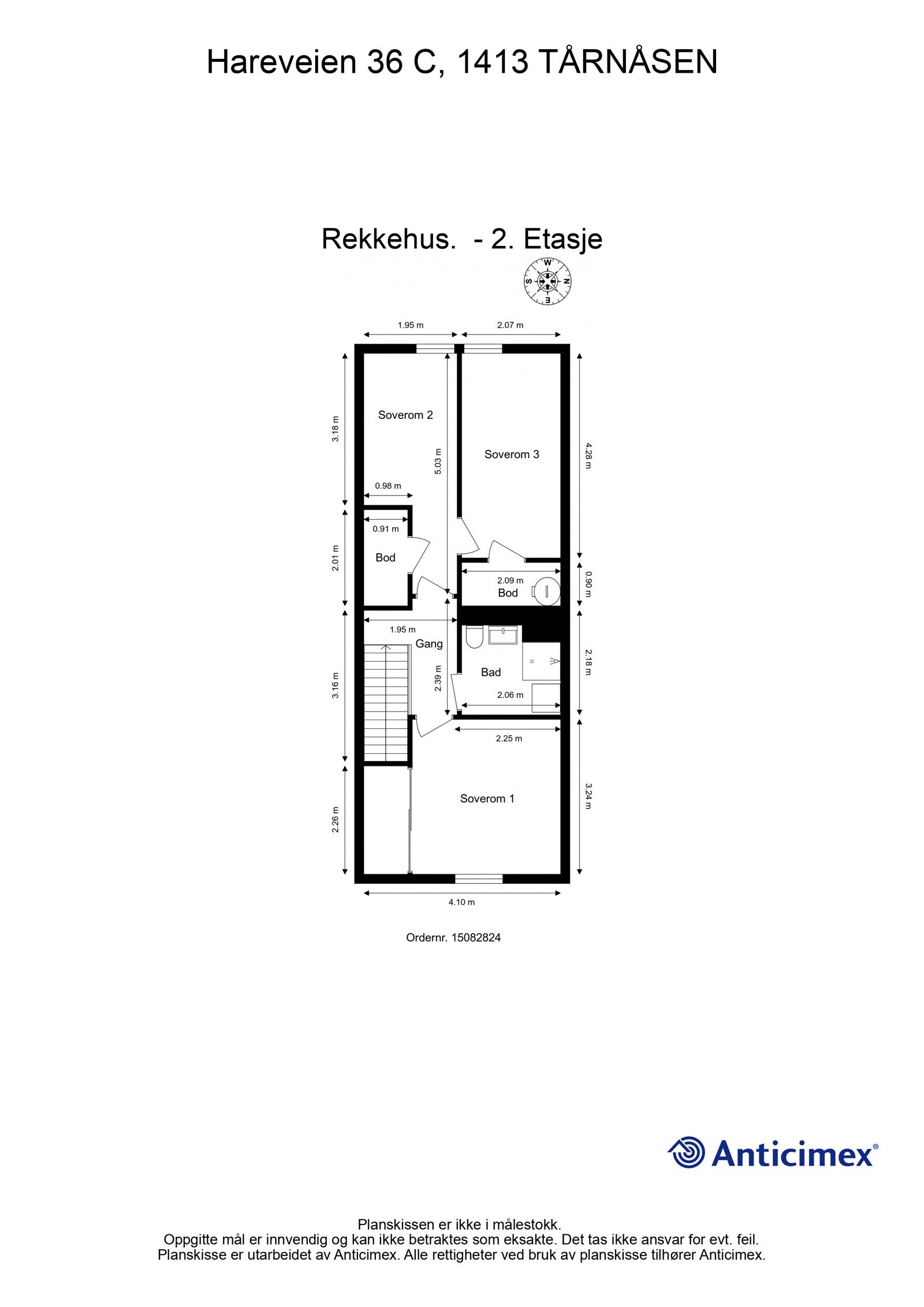 Plan 2. etasje Galleribilde
