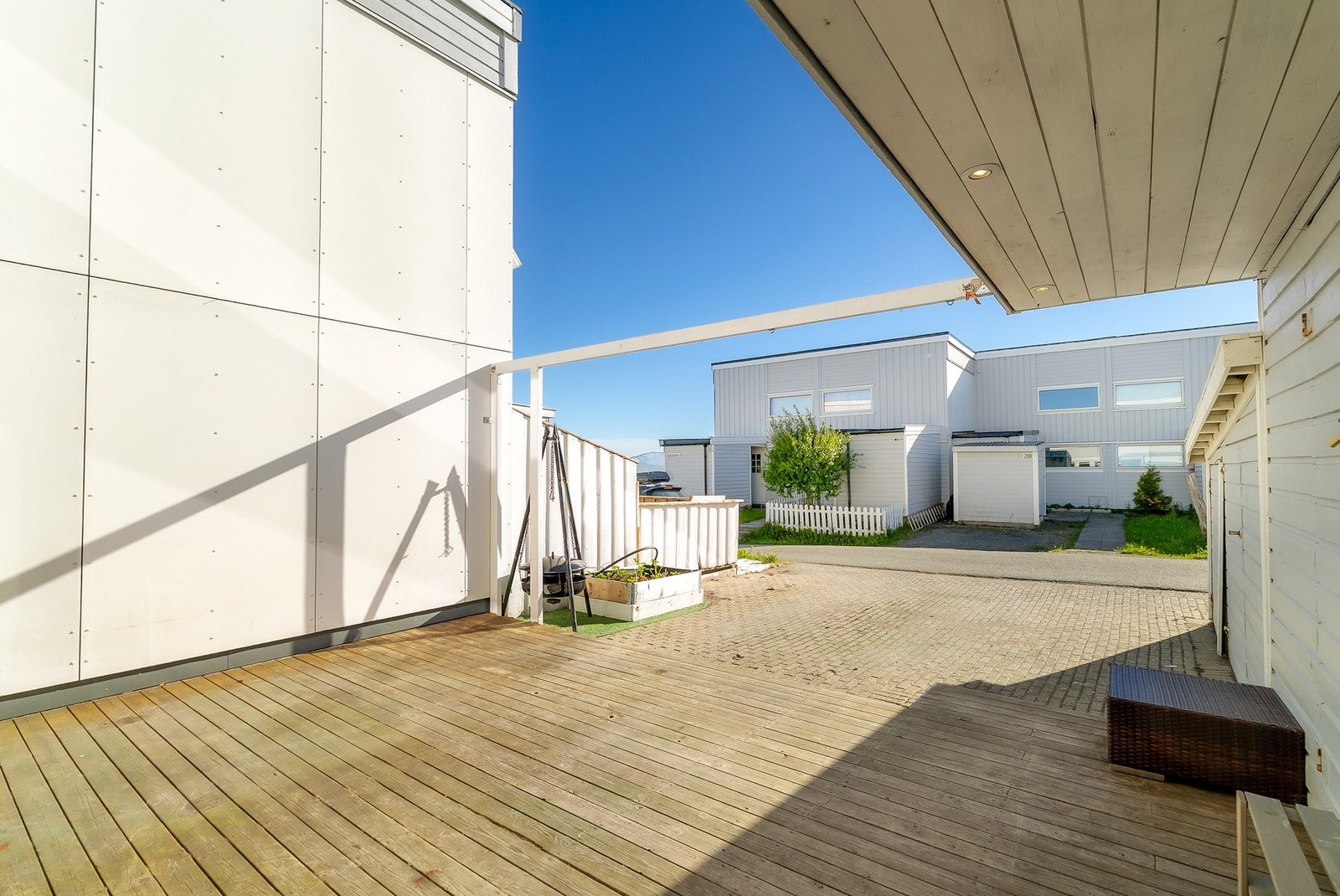Herlige uteområder hvor man kan nyte gode solforhold. Galleribilde
