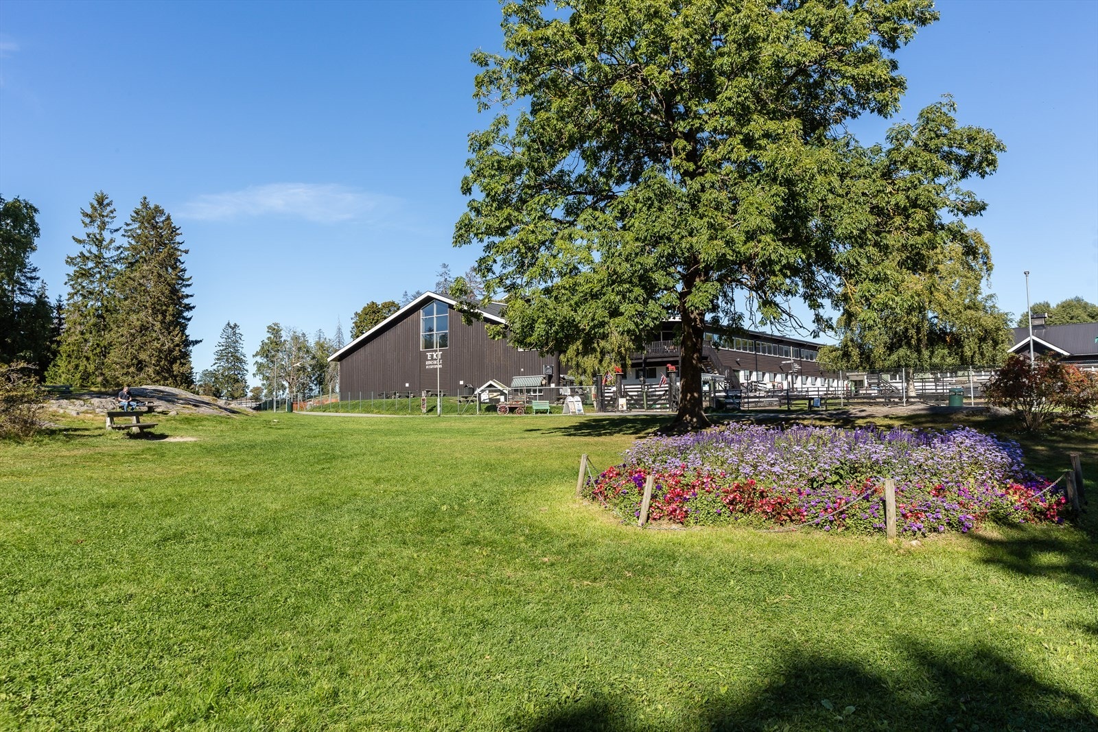 På Ekebergsletta finner du Ekeberg gård, en perle i nærområdet. Her går dyrene fritt inne på gården og barna kan hilse på i tillegg til å ri på ponnier. Galleribilde