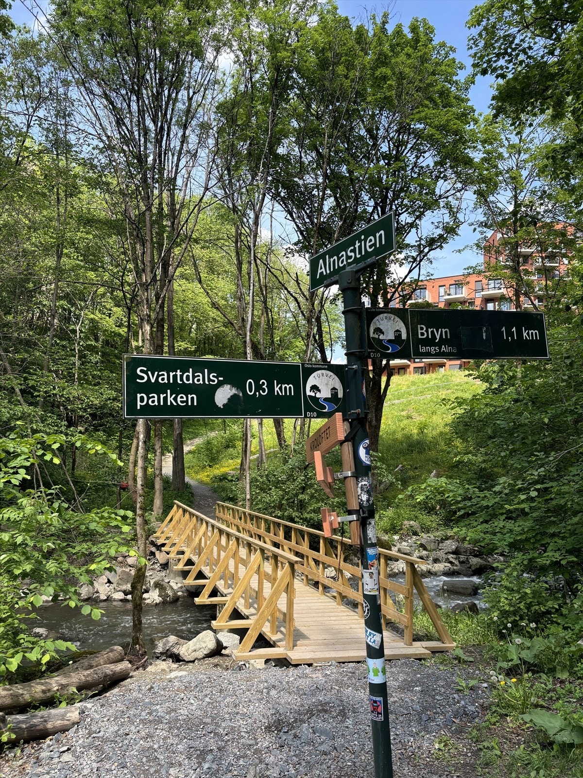 Langs Alnaelva er det fantastisk fine turmuligheter og her kan du gå innover mot svardalen med flotte skogsområder og rekreasjonsmuligheter for både turgåere og mosjonister. Galleribilde