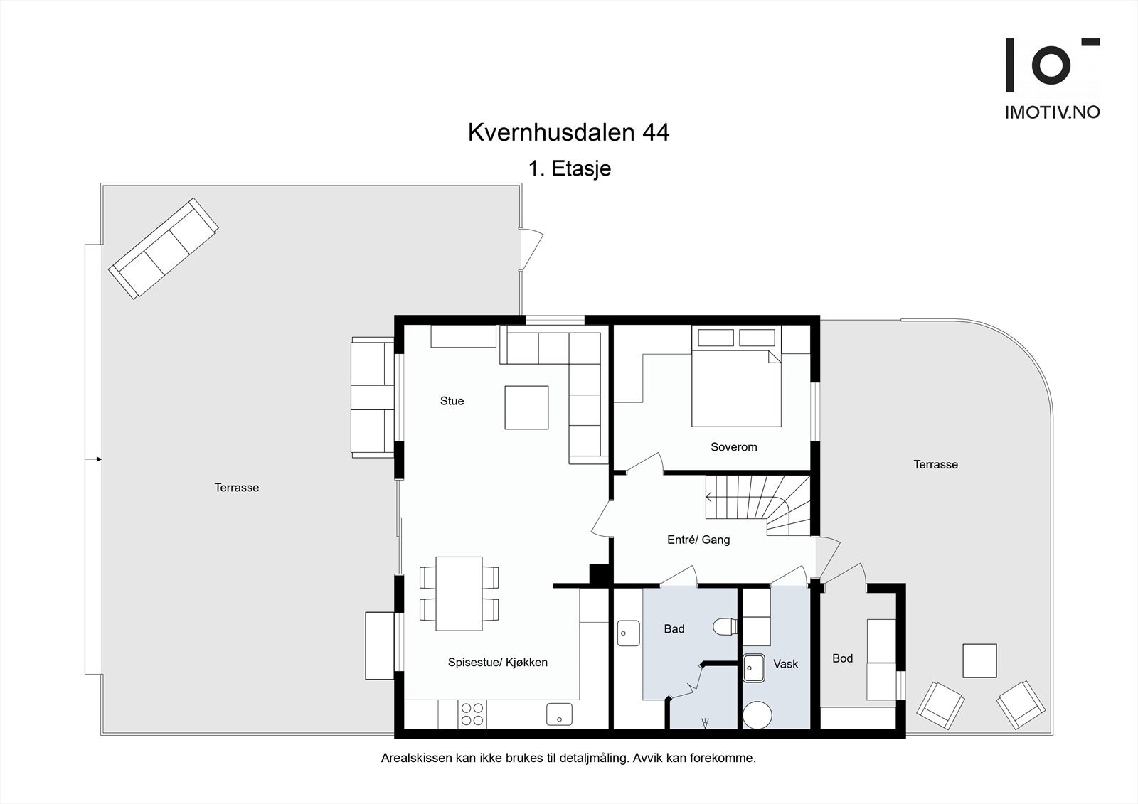 Planskisse 1. etasje Galleribilde