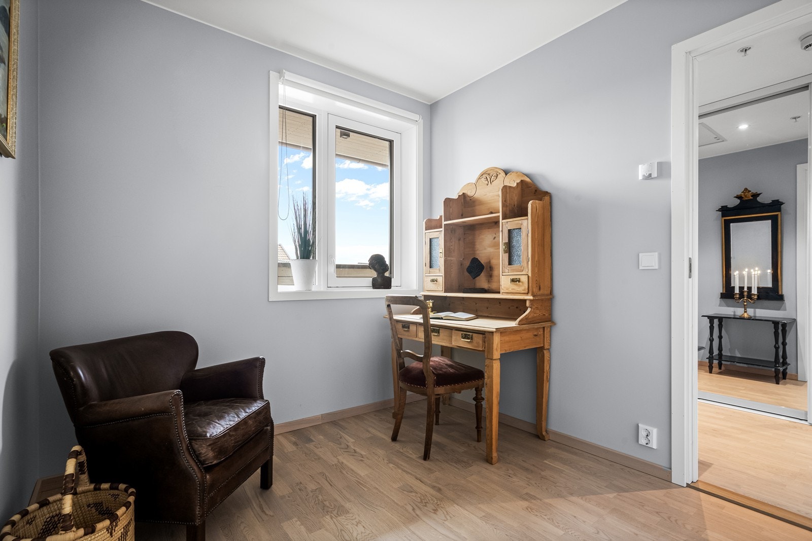 Det tredje soverommet egner seg også godt som kontor eller gjesterom. Galleribilde