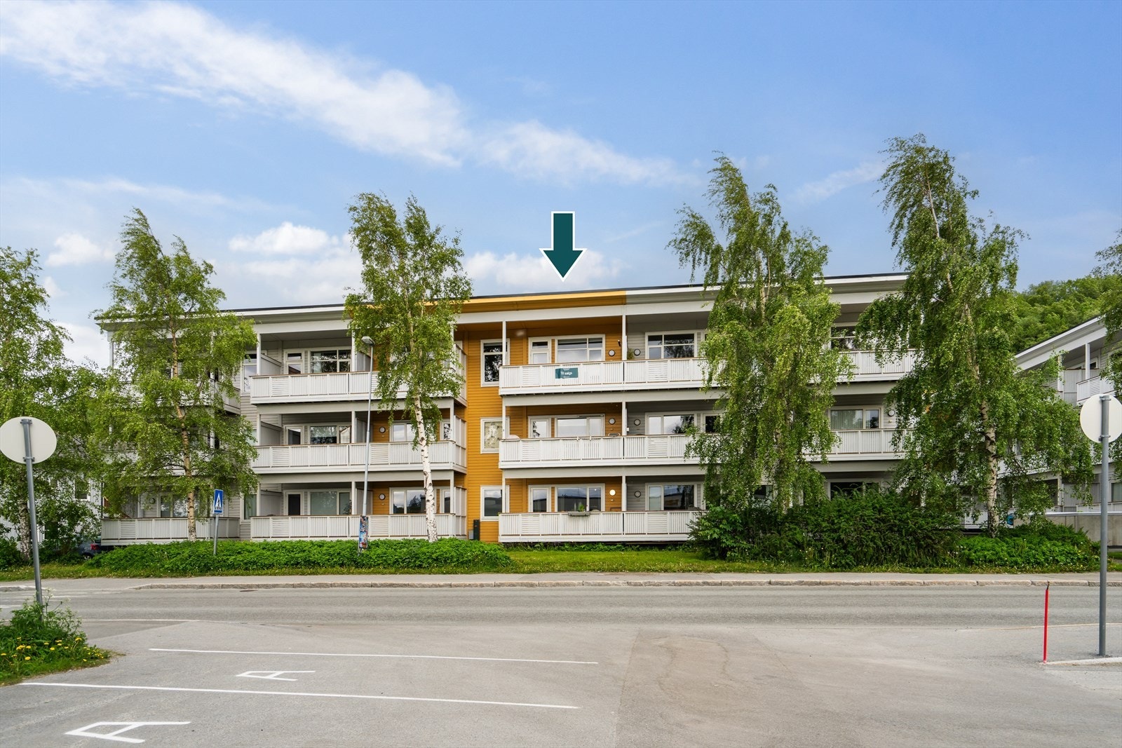 Leiligheten ligger fint plassert i 3.etg. Galleribilde